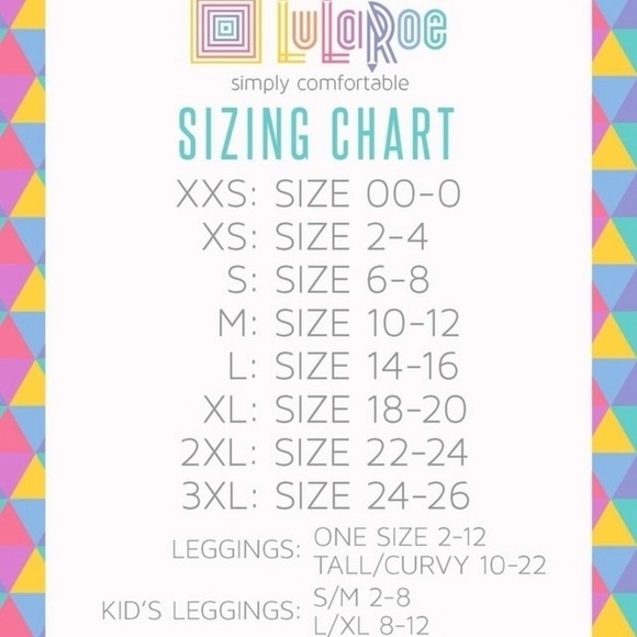 LuLaRoe Tall and Curvy Leggings  - multi color abstract chevron dot print - Picture 9 of 9